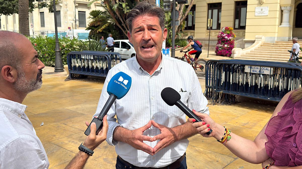 Antonio Alcázar, portavoz del Grupo Municipal VOX Málaga