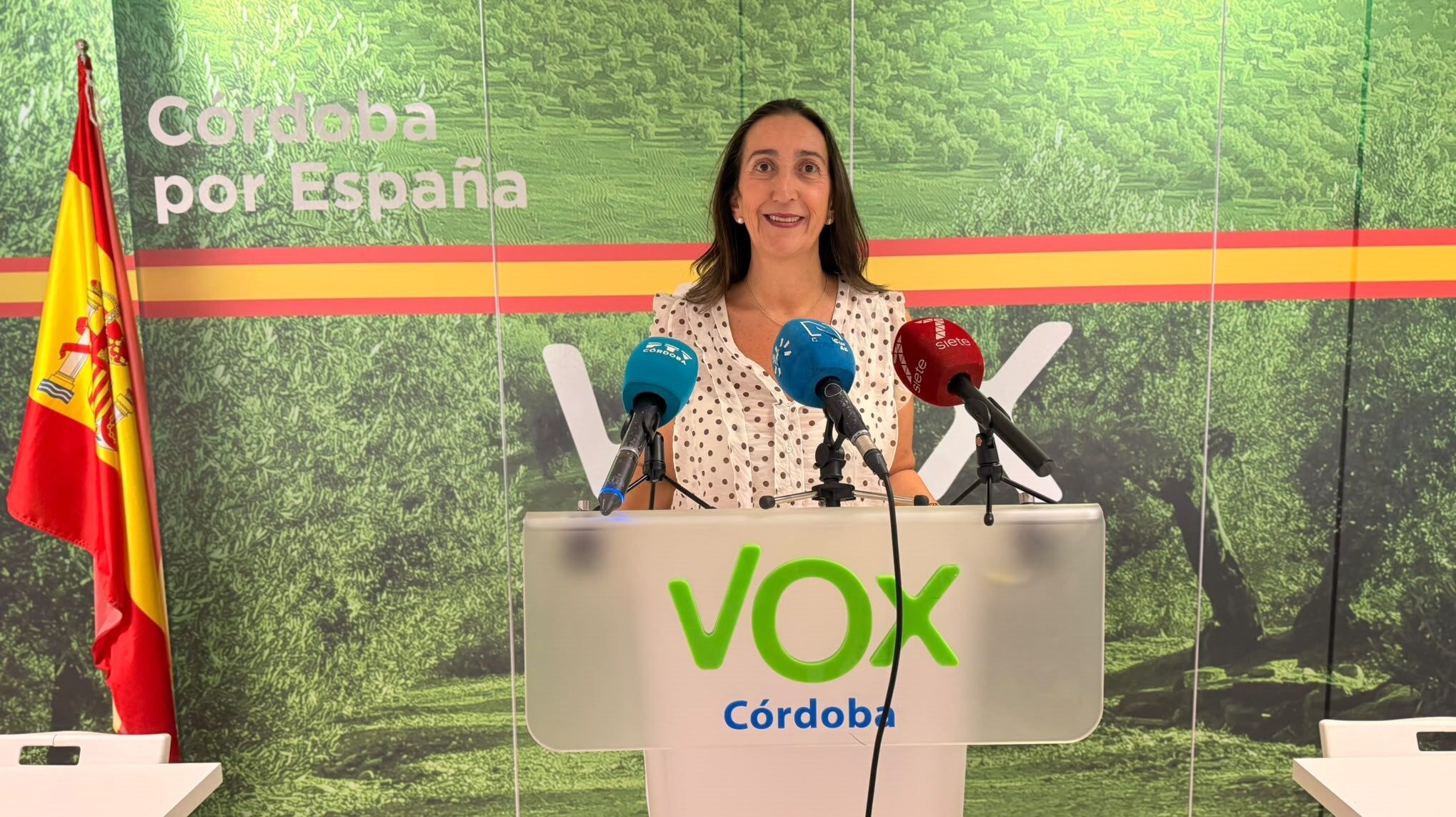 Paula Badanelli, diputada VOX Andalucía. Portavoz adjunta.