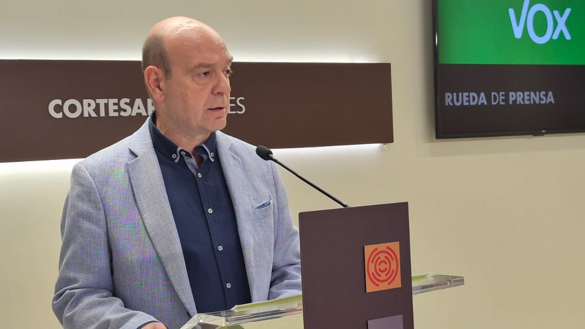 Santiago Morón, en sala de prensa