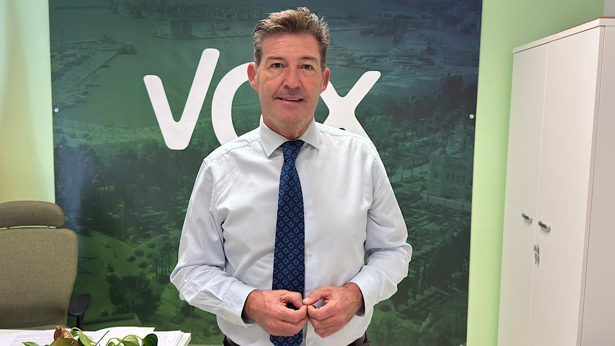 Antonio Alcázar, portavoz del Grupo Municipal VOX Málaga