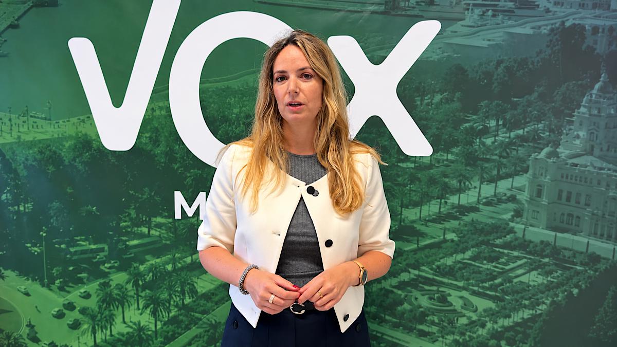 Yolanda Gómez, portavoz adjunta del Grupo Municipal VOX Málaga